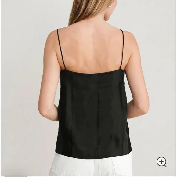 JENNI KAYNE Margot Cami in black size XS NWT - Picture 3 of 10